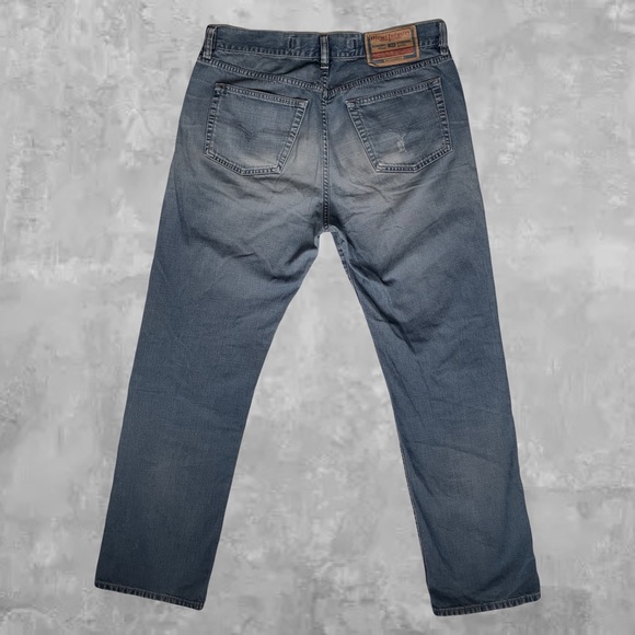 Vintage Diesel Industry Jeans 34x30 Straight Leg Made in Italy - Picture 3 of 12